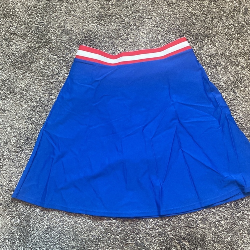 Pink Lily 2 Piece Swimsuit Sports Bra Type Top Bottoms Under Attached Skirt NWOT - Picture 6 of 10